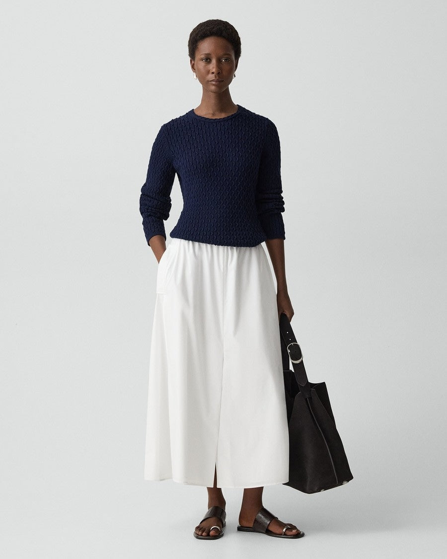 Textured Sweater in Orchard Cotton