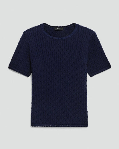 Textured Tee in Orchard Cotton
