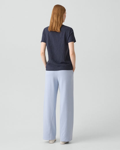 Curved Pull-On Pant in Lounge Terry