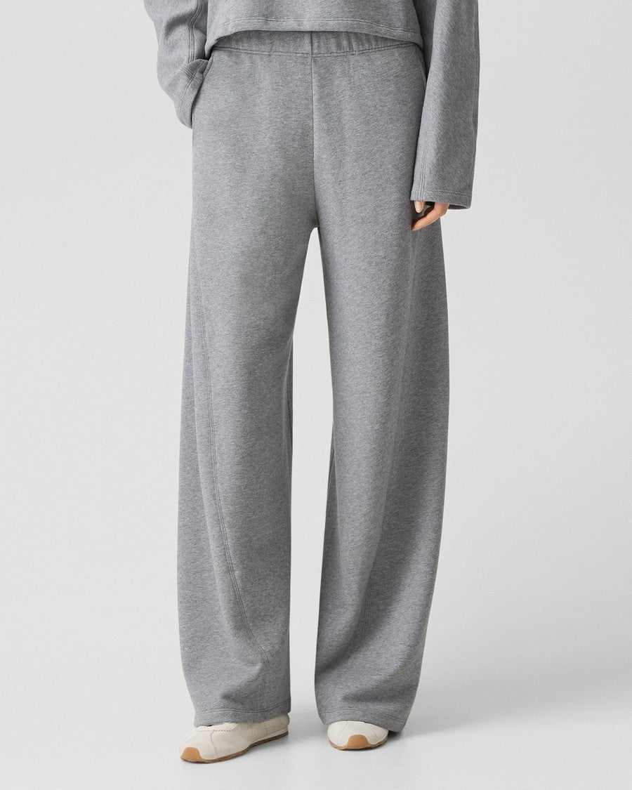 Curved Pull-On Pant in Lounge Terry