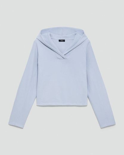 Cropped Hoodie in Lounge Terry