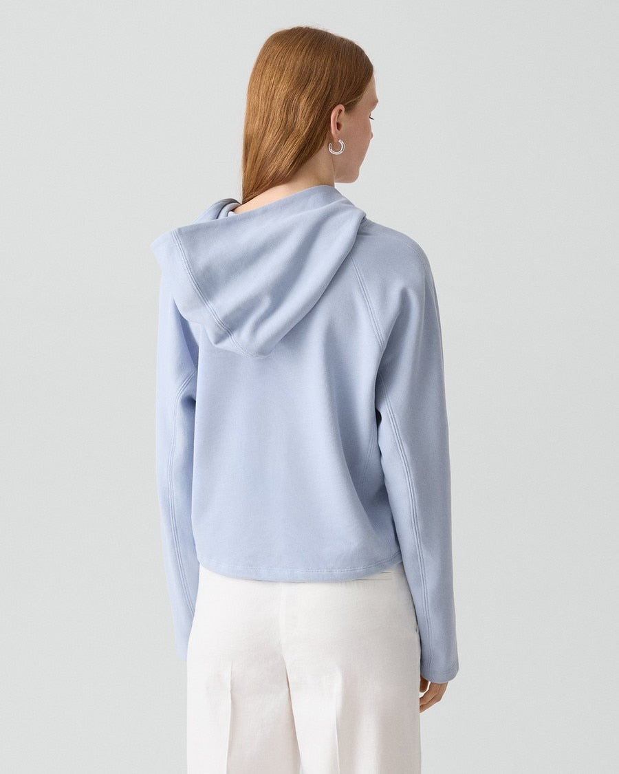 Cropped Hoodie in Lounge Terry