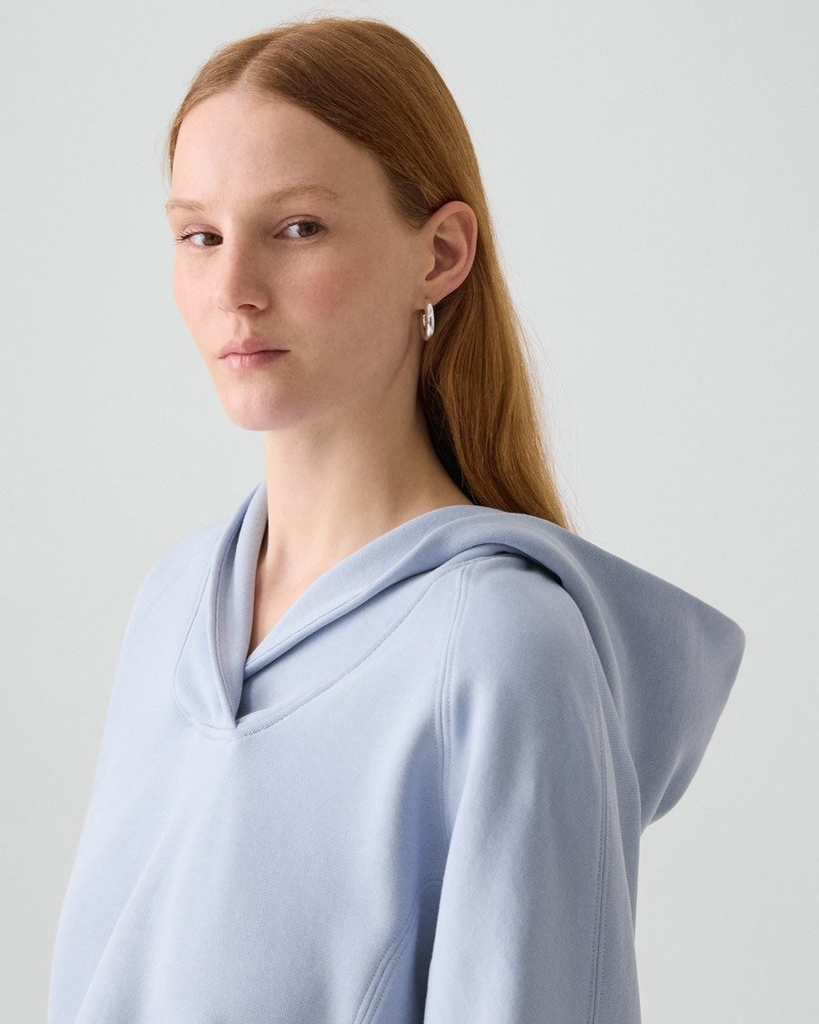 Cropped Hoodie in Lounge Terry