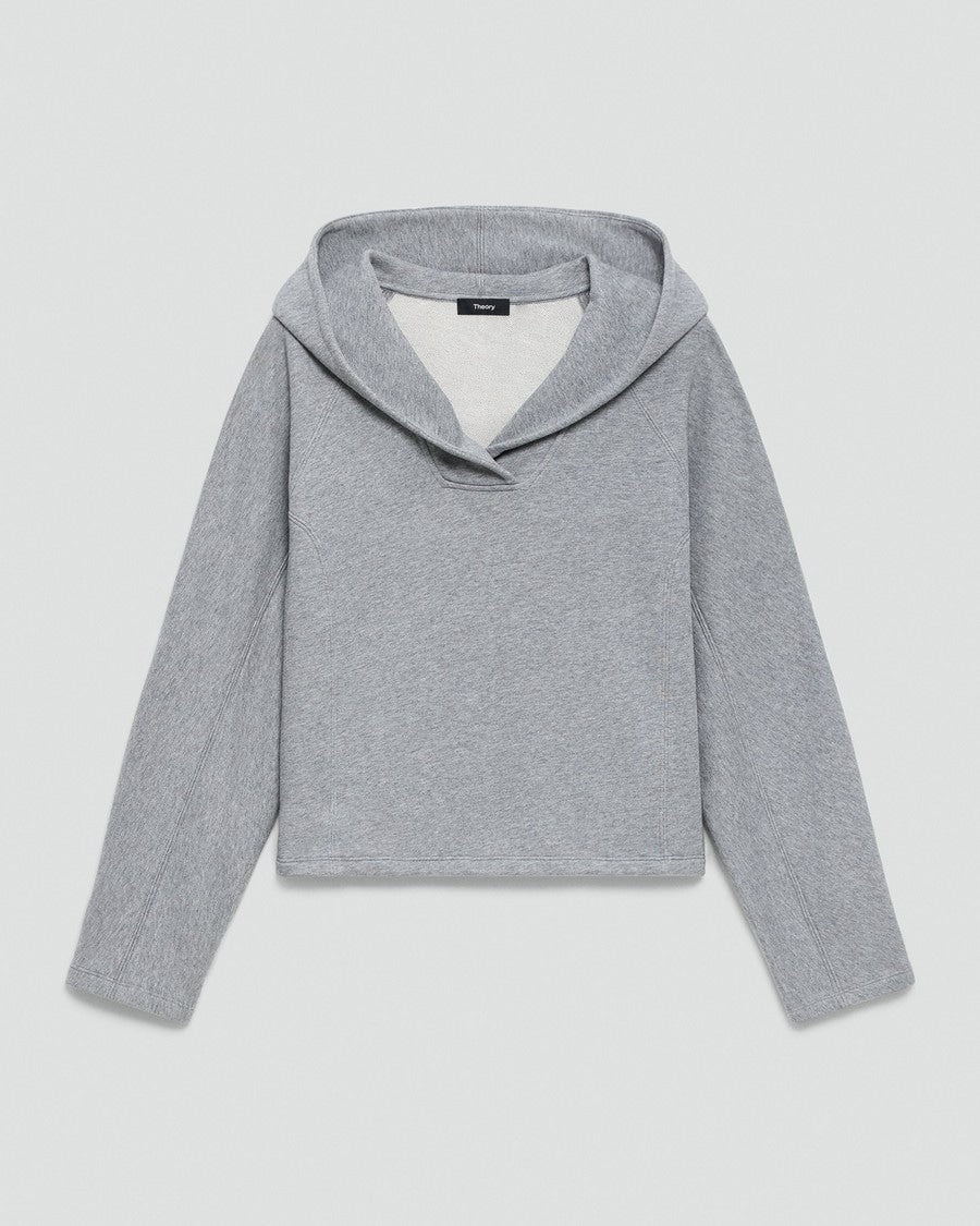 Cropped Hoodie in Lounge Terry