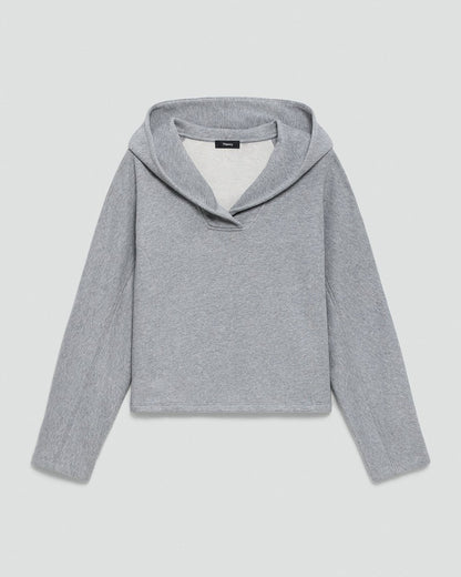 Cropped Hoodie in Lounge Terry