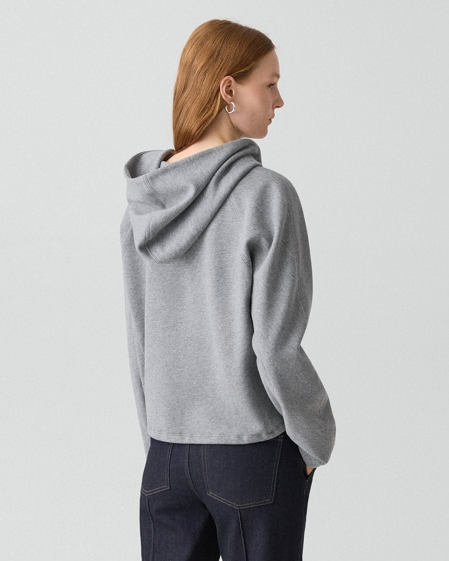 Cropped Hoodie in Lounge Terry