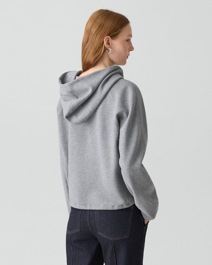 Cropped Hoodie in Lounge Terry