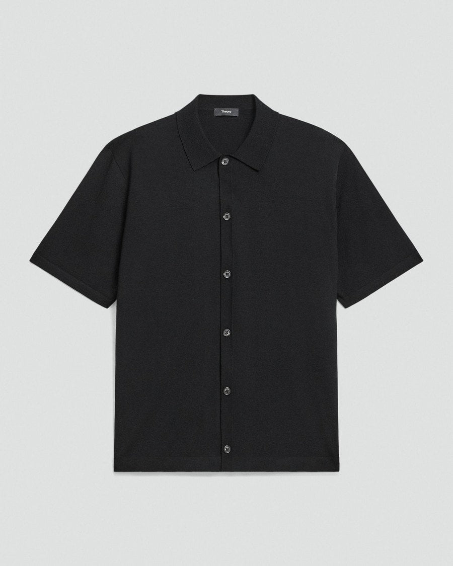 Button-Up Sweater in Regal Wool