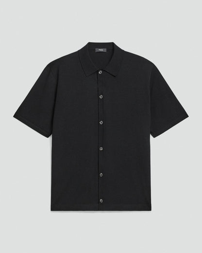 Button-Up Sweater in Regal Wool