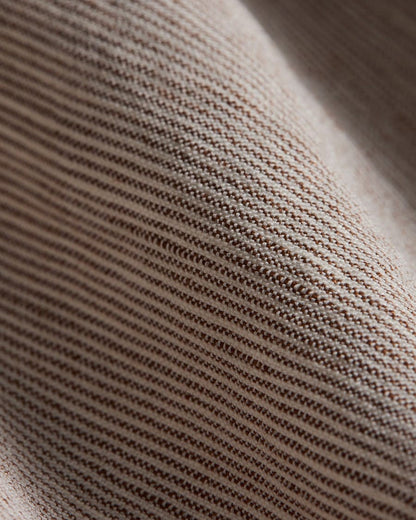 Vented Double-Breasted Blazer in Textured Linen