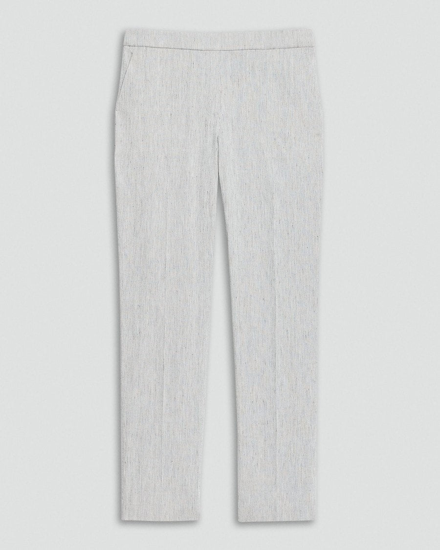 Treeca Pull-On Pant in Textured Linen