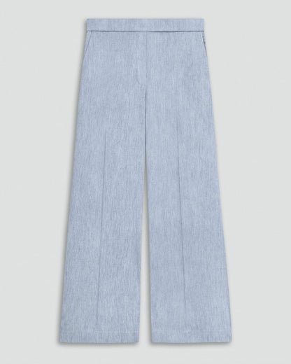 Classic Straight Pull-On Pant in Fluid Linen