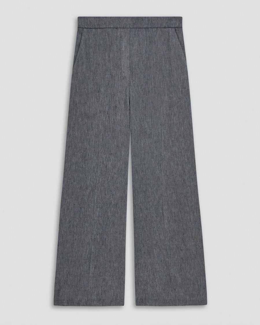 Classic Straight Pull-On Pant in Fluid Linen