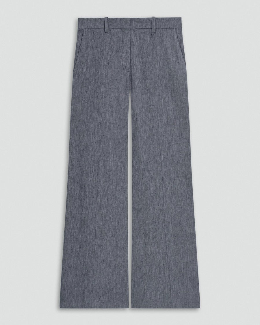Wide-Leg Pant in Fluid Linen