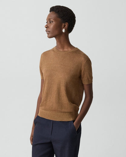 Sweater Tee in Linen Knit