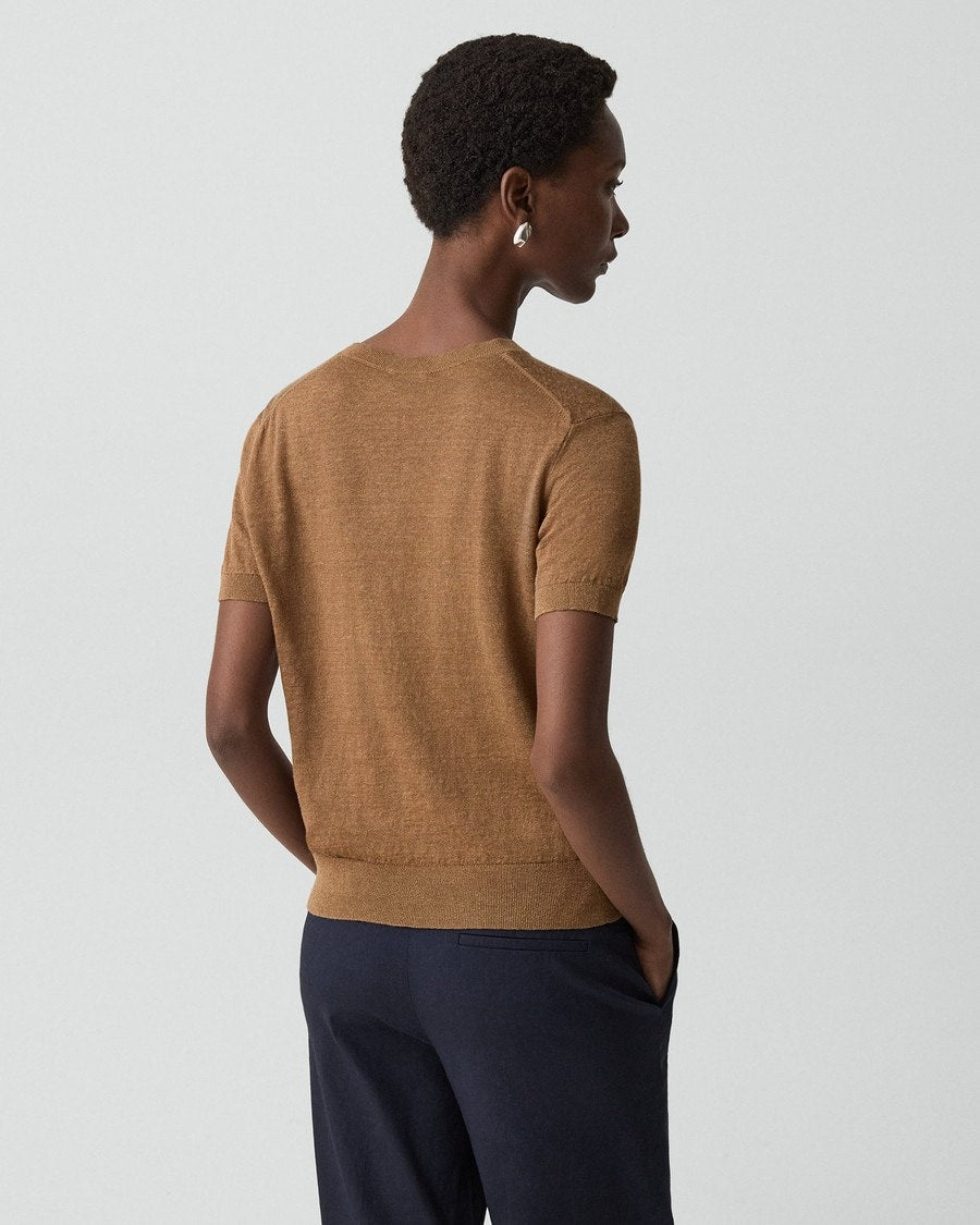 Sweater Tee in Linen Knit