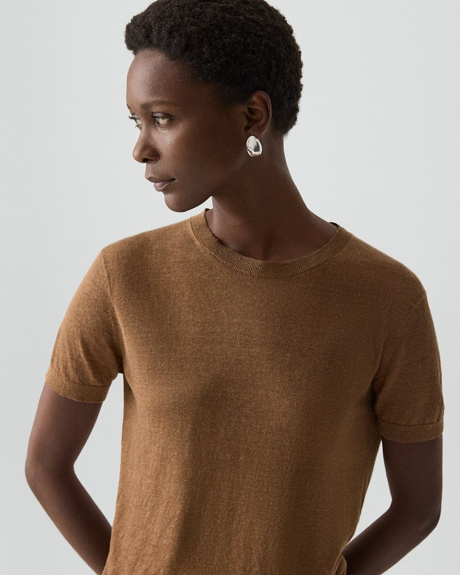 Sweater Tee in Linen Knit