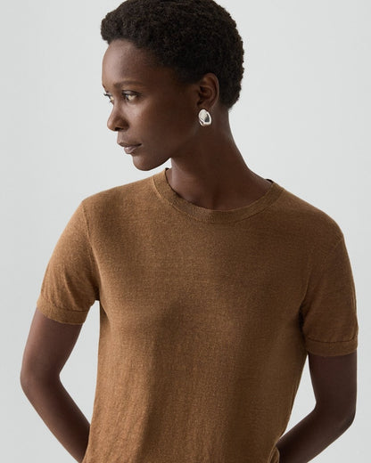 Sweater Tee in Linen Knit