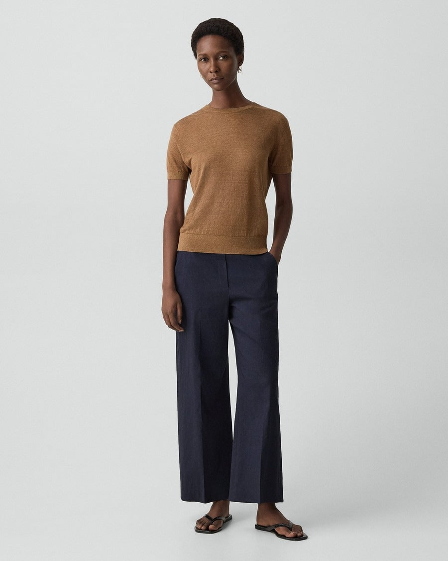 Sweater Tee in Linen Knit