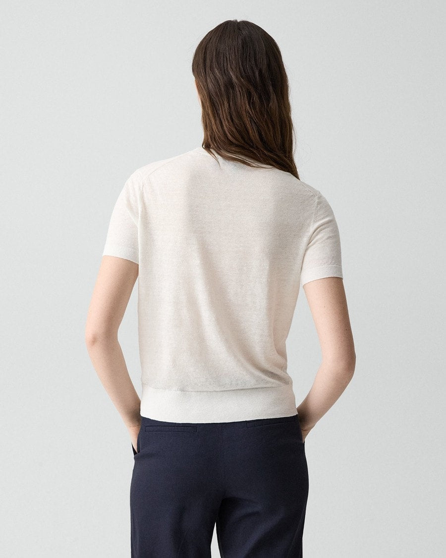 Sweater Tee in Linen Knit