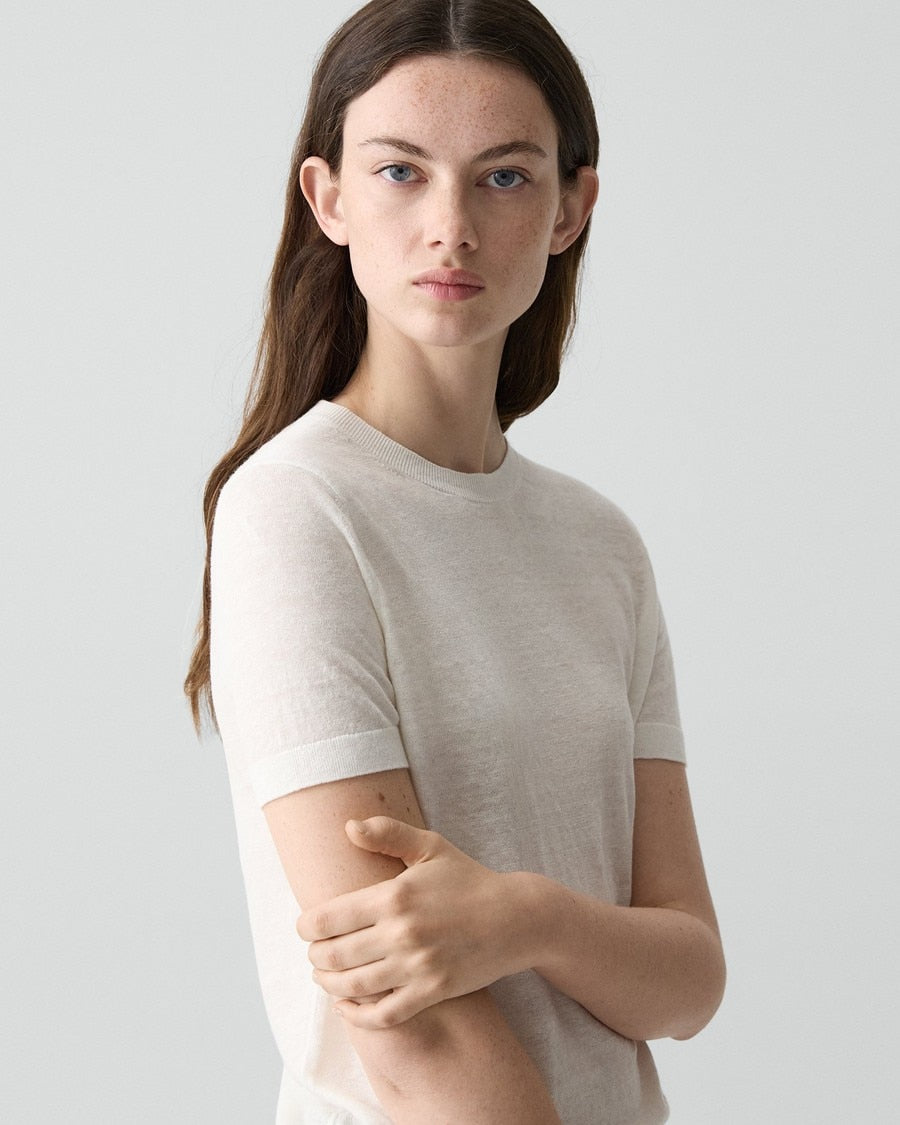 Sweater Tee in Linen Knit