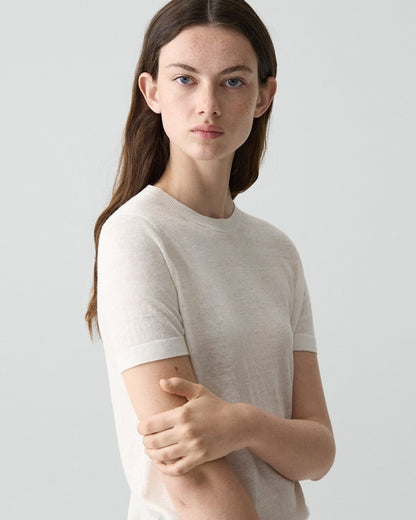 Sweater Tee in Linen Knit