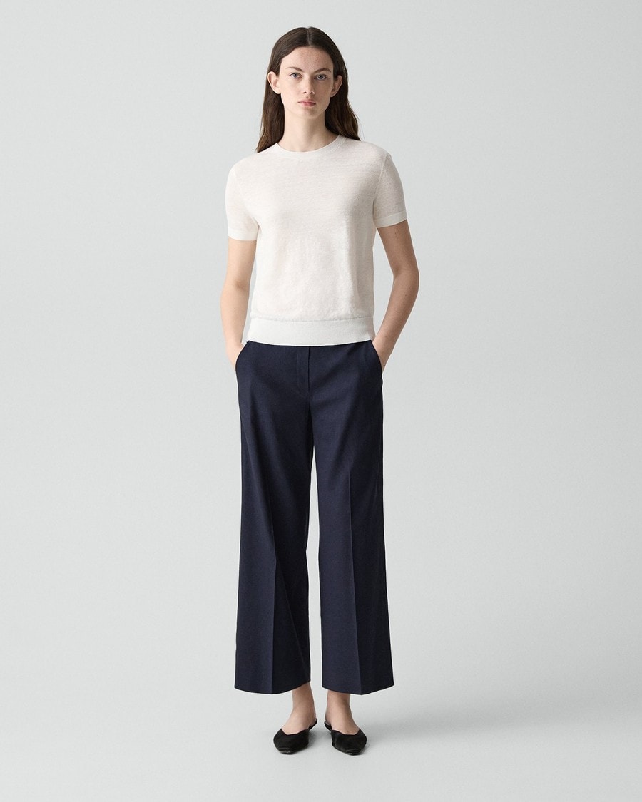 Sweater Tee in Linen Knit