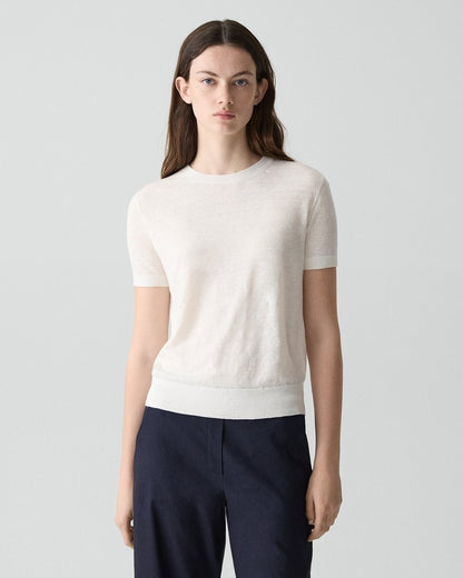 Sweater Tee in Linen Knit