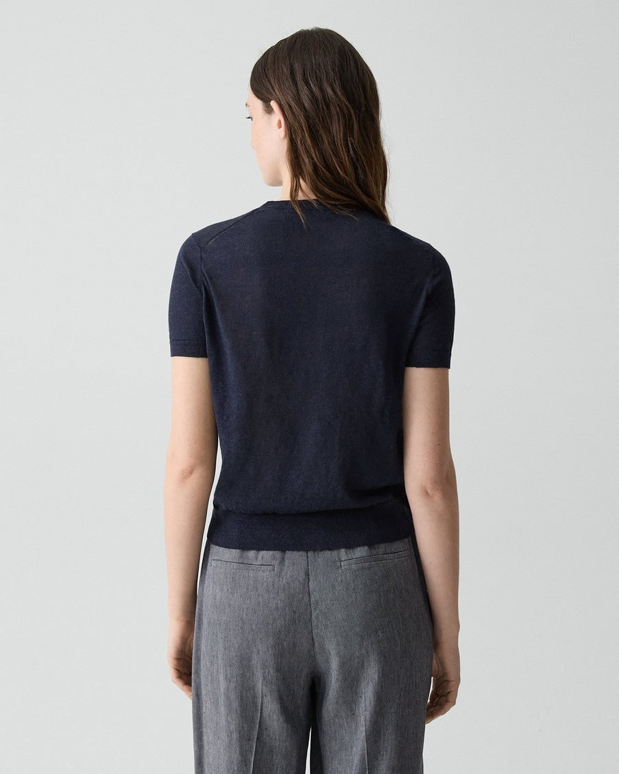 Sweater Tee in Linen Knit