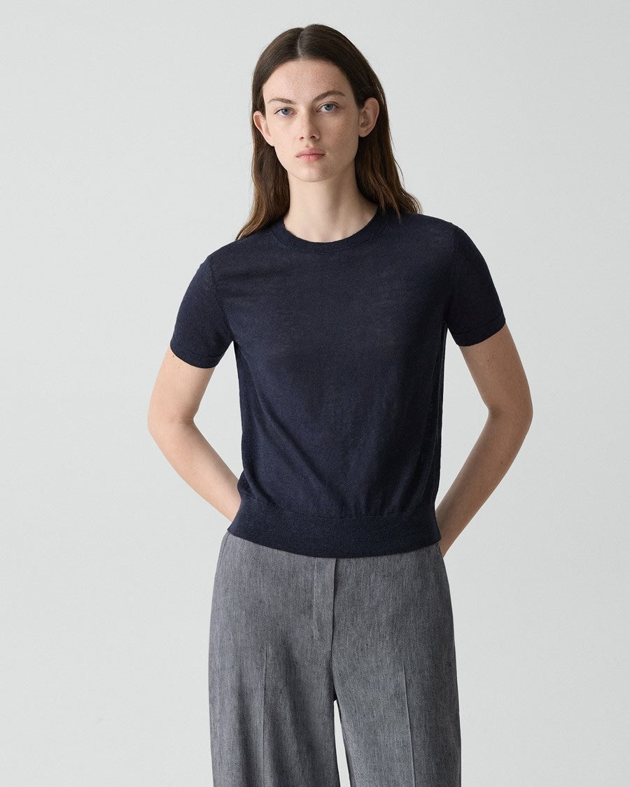 Sweater Tee in Linen Knit