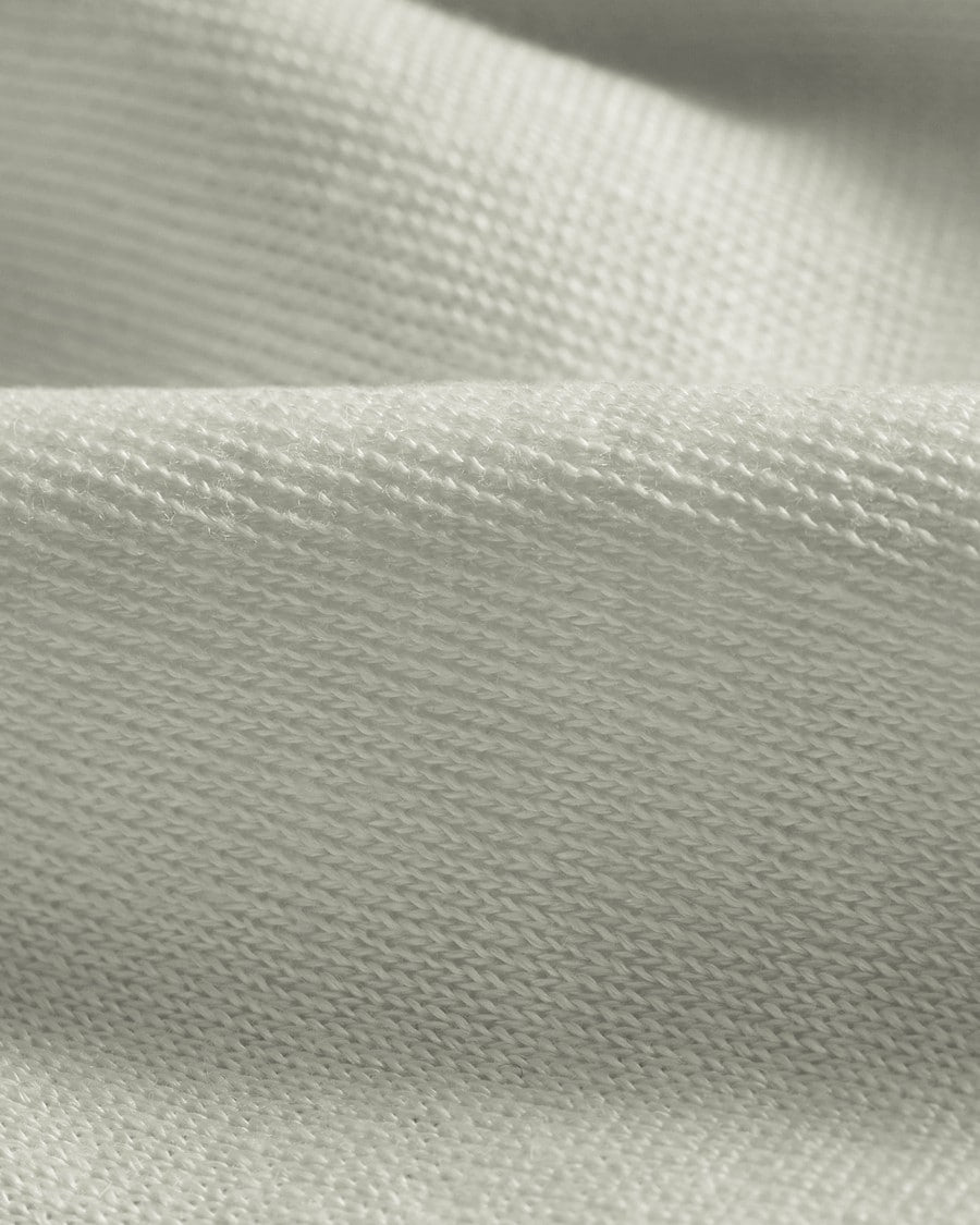 Sheer Polo Shirt in Linen Knit