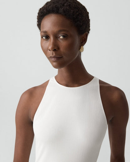 Racerback Tank Top in Stretch Rib
