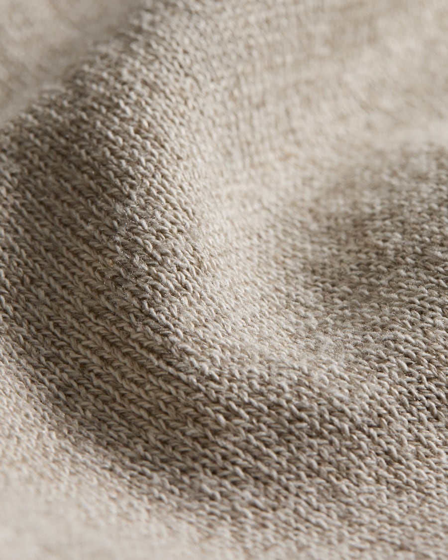 Short-Sleeve Polo Shirt in Silk Linen