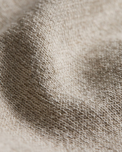 Short-Sleeve Polo Shirt in Silk Linen