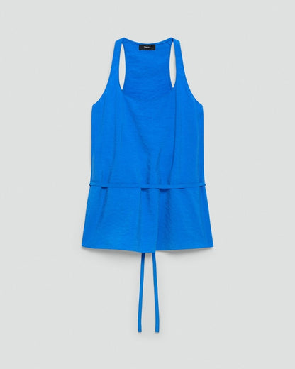 Belted Halter Top in Relaxed Silk