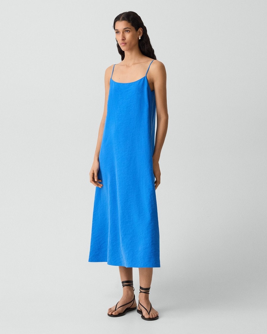 Slip Dress in Relaxed Silk