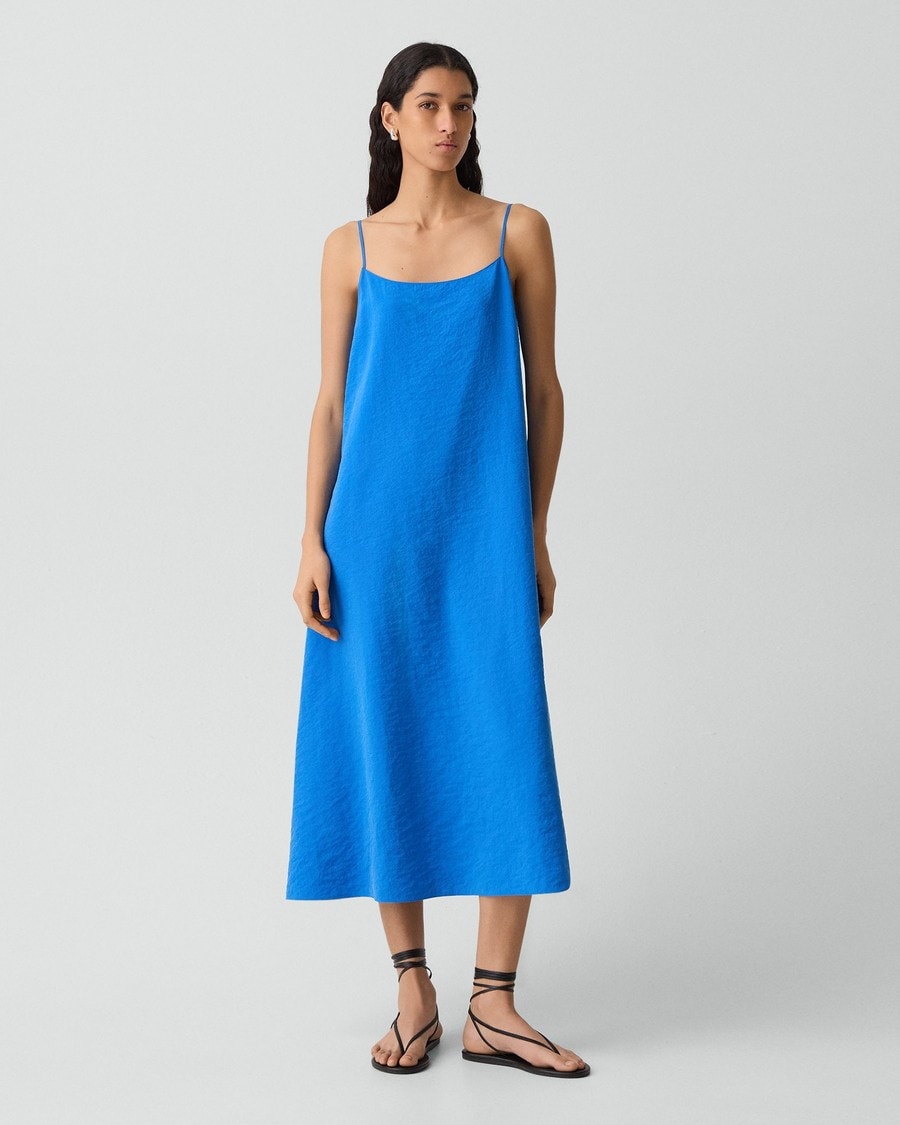 Slip Dress in Relaxed Silk