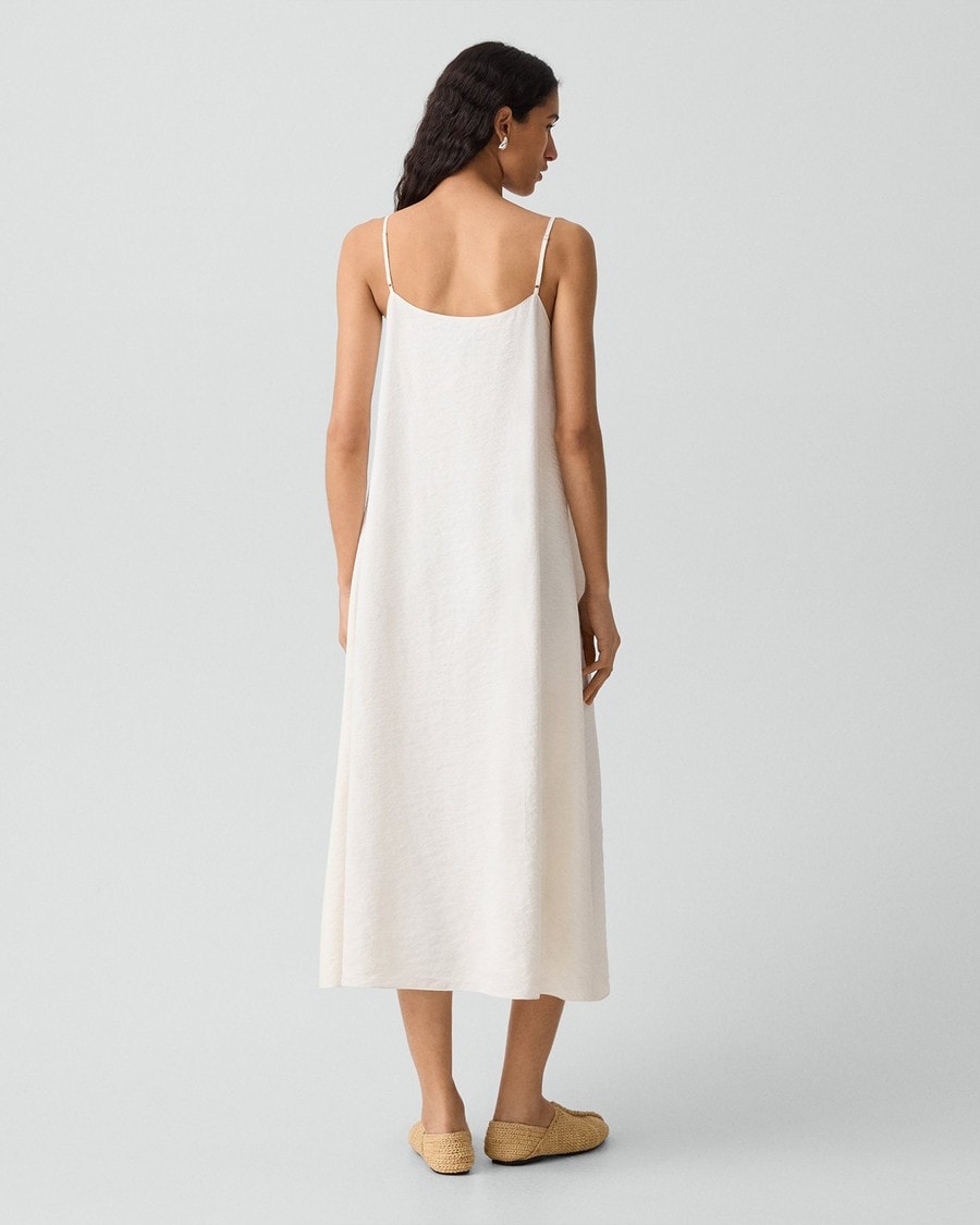 Slip Dress in Relaxed Silk
