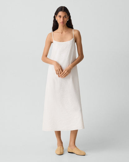 Slip Dress in Relaxed Silk