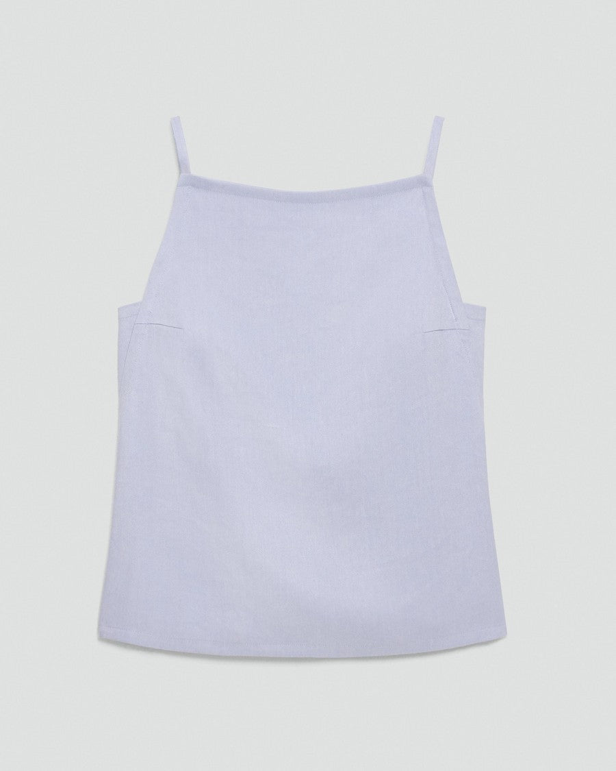 Apron Top in Linen-Viscose