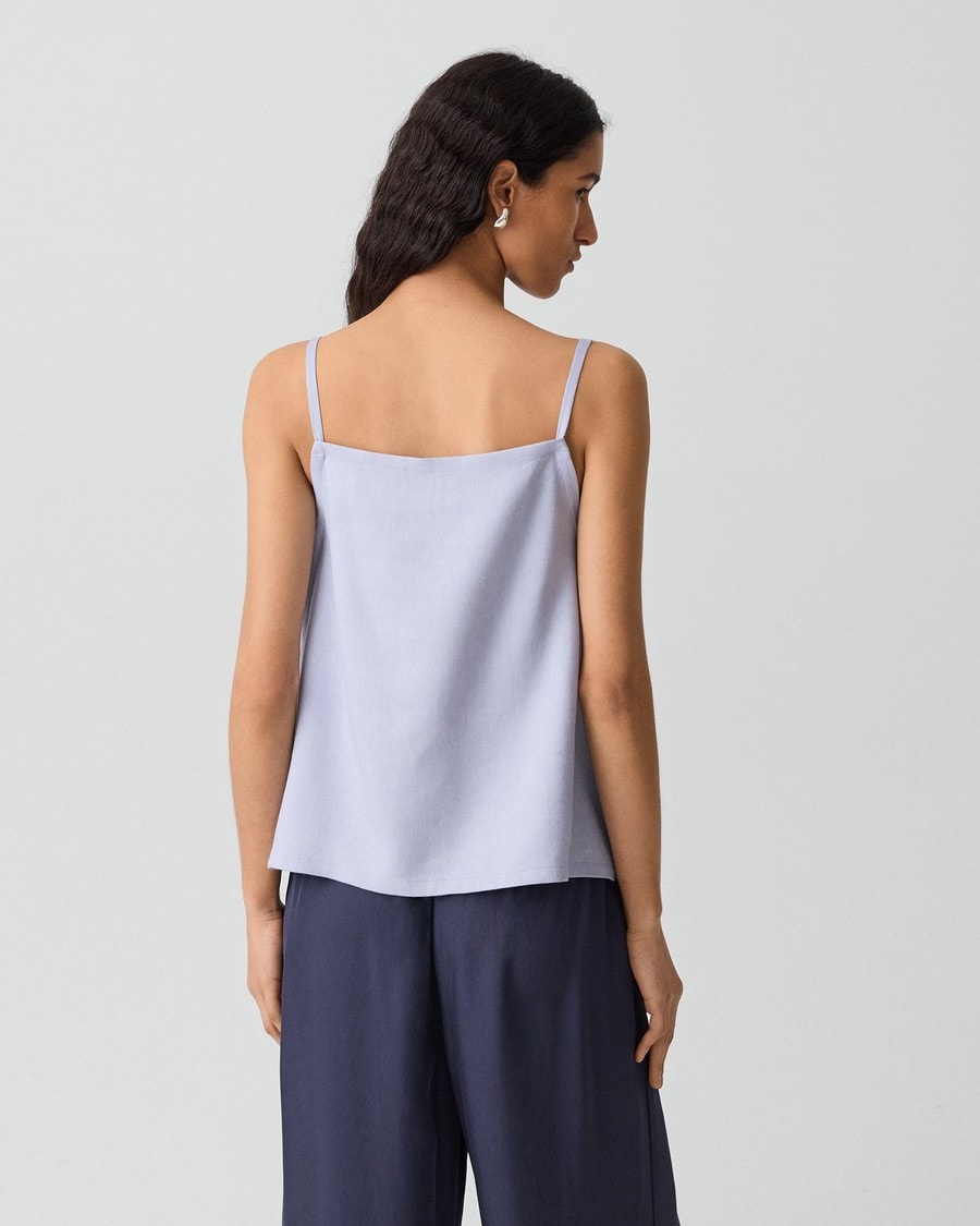 Apron Top in Linen-Viscose
