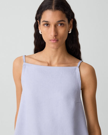 Apron Top in Linen-Viscose