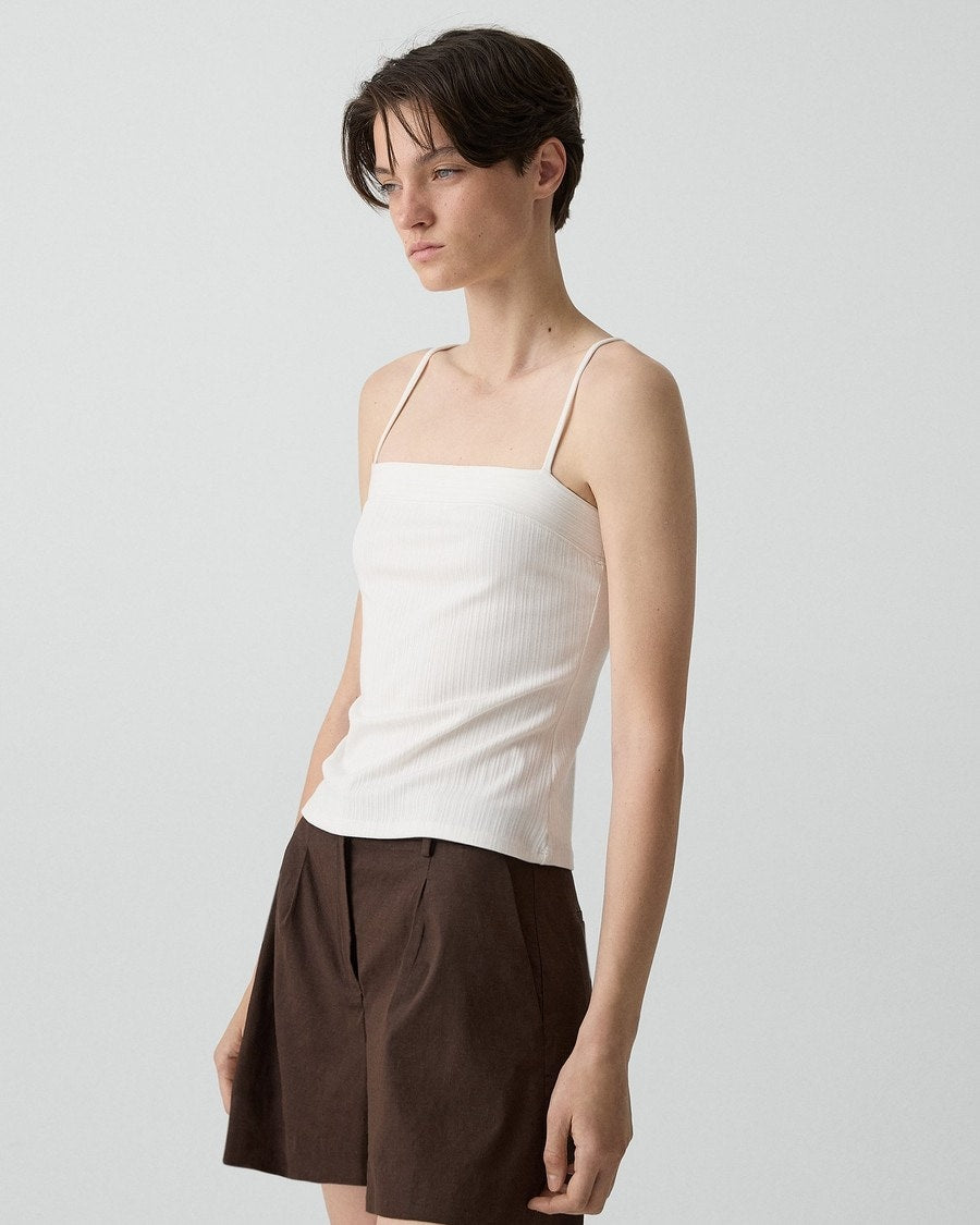 Camisole Tank Top in Stretch Rib