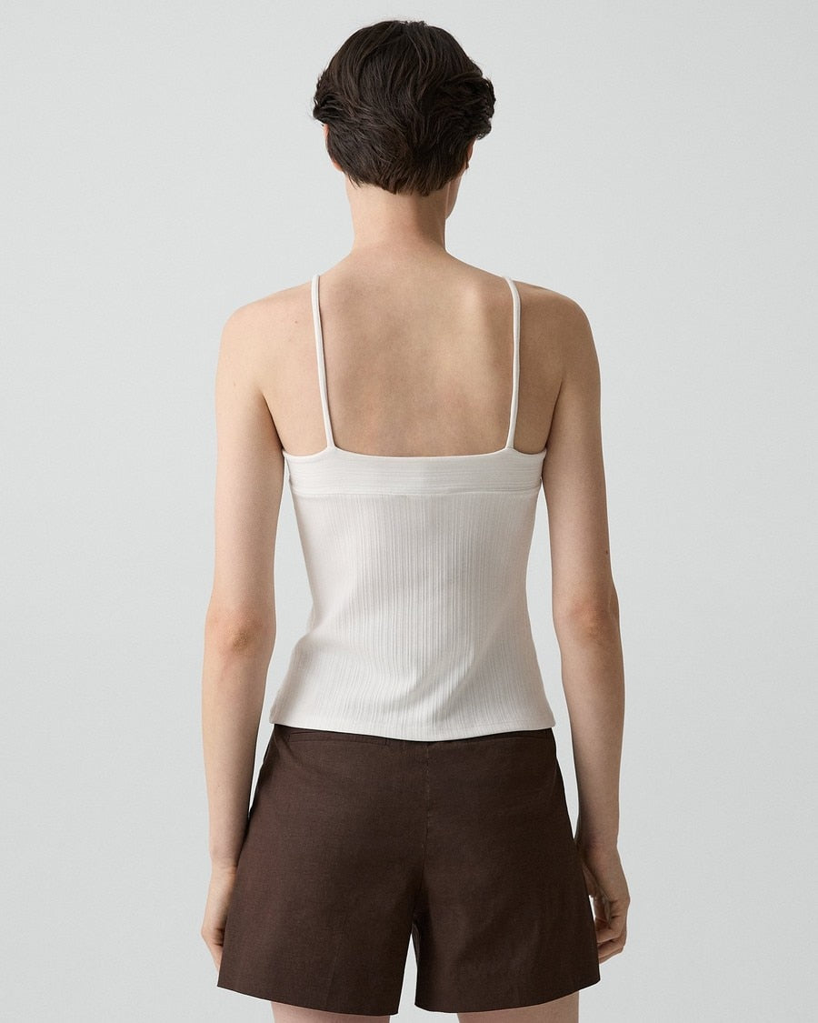 Camisole Tank Top in Stretch Rib
