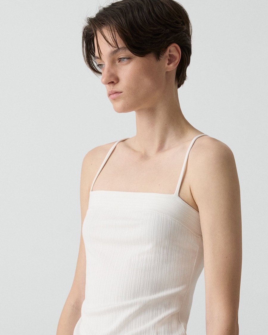 Camisole Tank Top in Stretch Rib