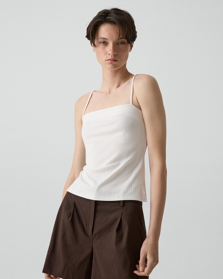 Camisole Tank Top in Stretch Rib