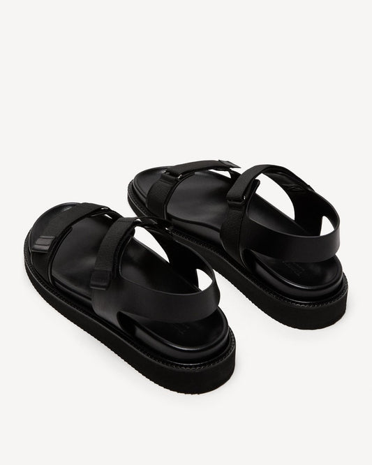 Open Sandal in Leather