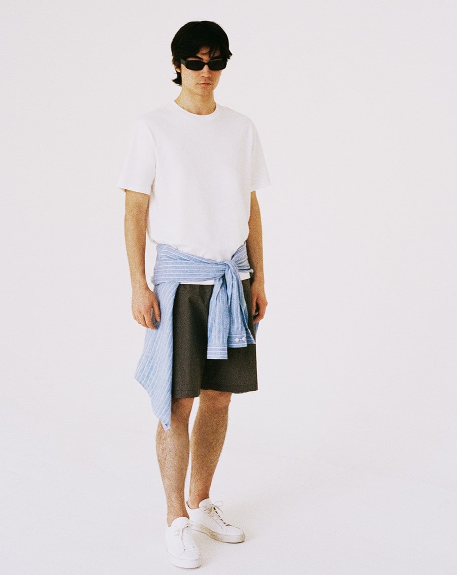 Irving Shirt in Relaxed Linen Stripe