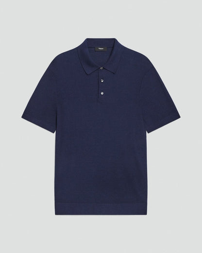 Polo Shirt in Silk-Cotton