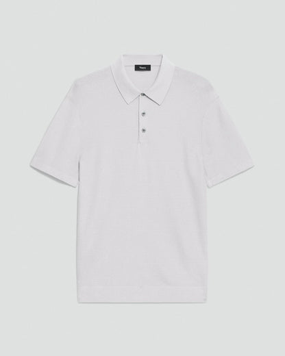 Polo Shirt in Silk-Cotton